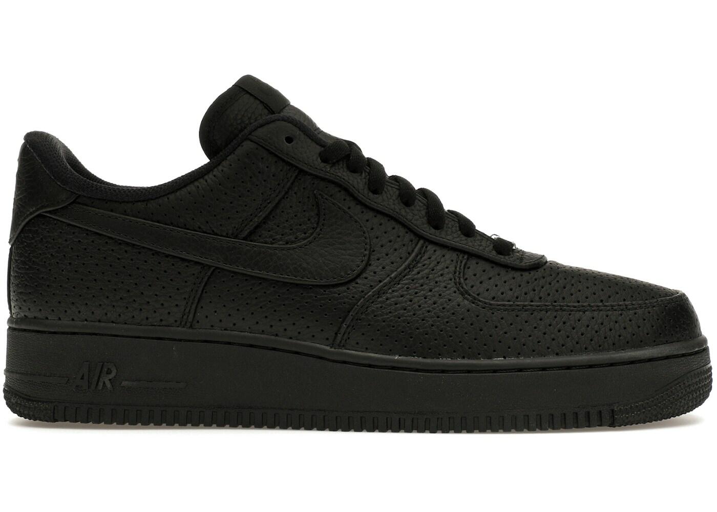 Nike Air Force 1 SP Triple Black Perforated 2/2