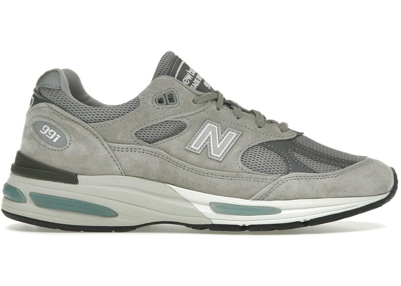 New Balance 991v2 Made in UK Silver - Herren Sneaker, Leder-Suede 2/2