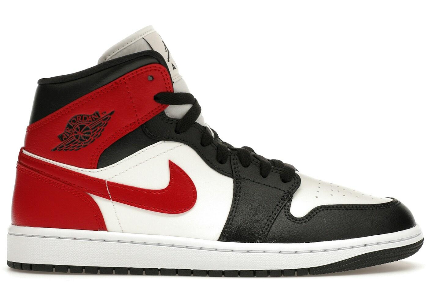 Jordan 1 Mid Gym Red Off Noir Donna 2/2