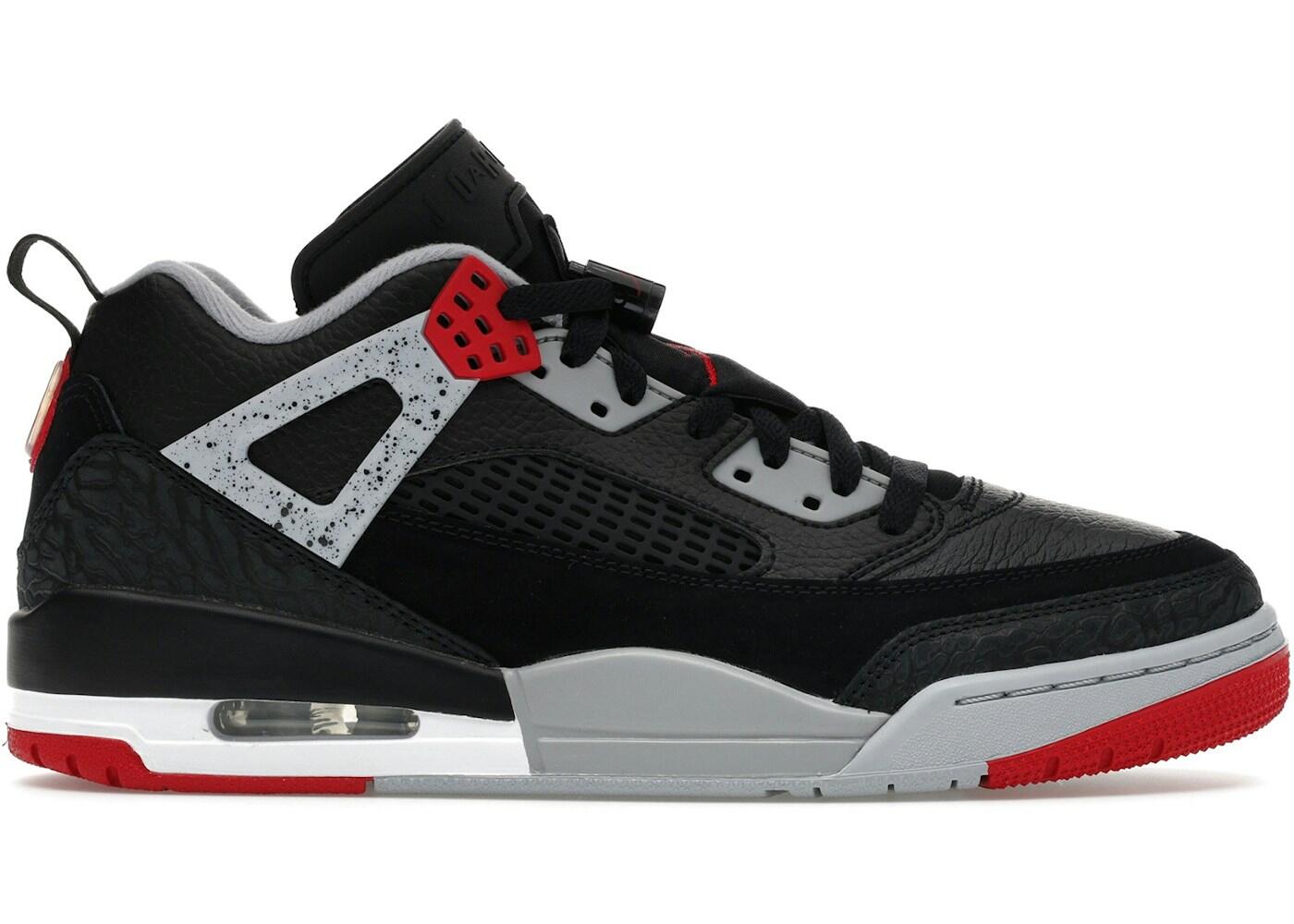 Jordan Spizike Low Black / Gym Red / Wolf Grey / White 2/2