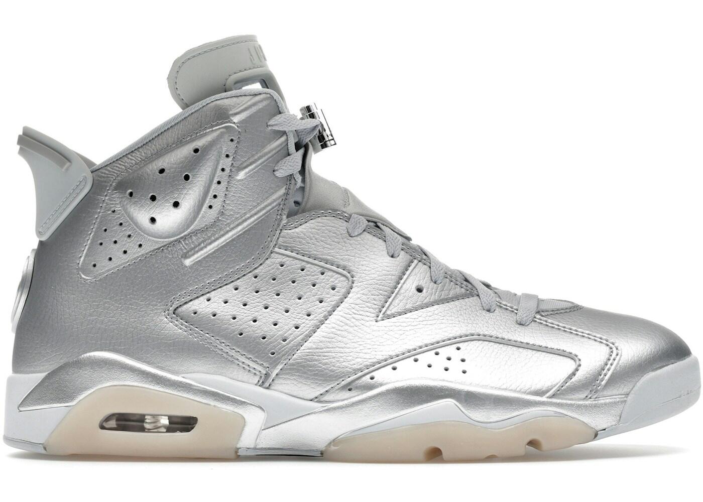 Jordan Air Jordan 6 Retro x PSG Métallique Argent - Baskets homme 2/2