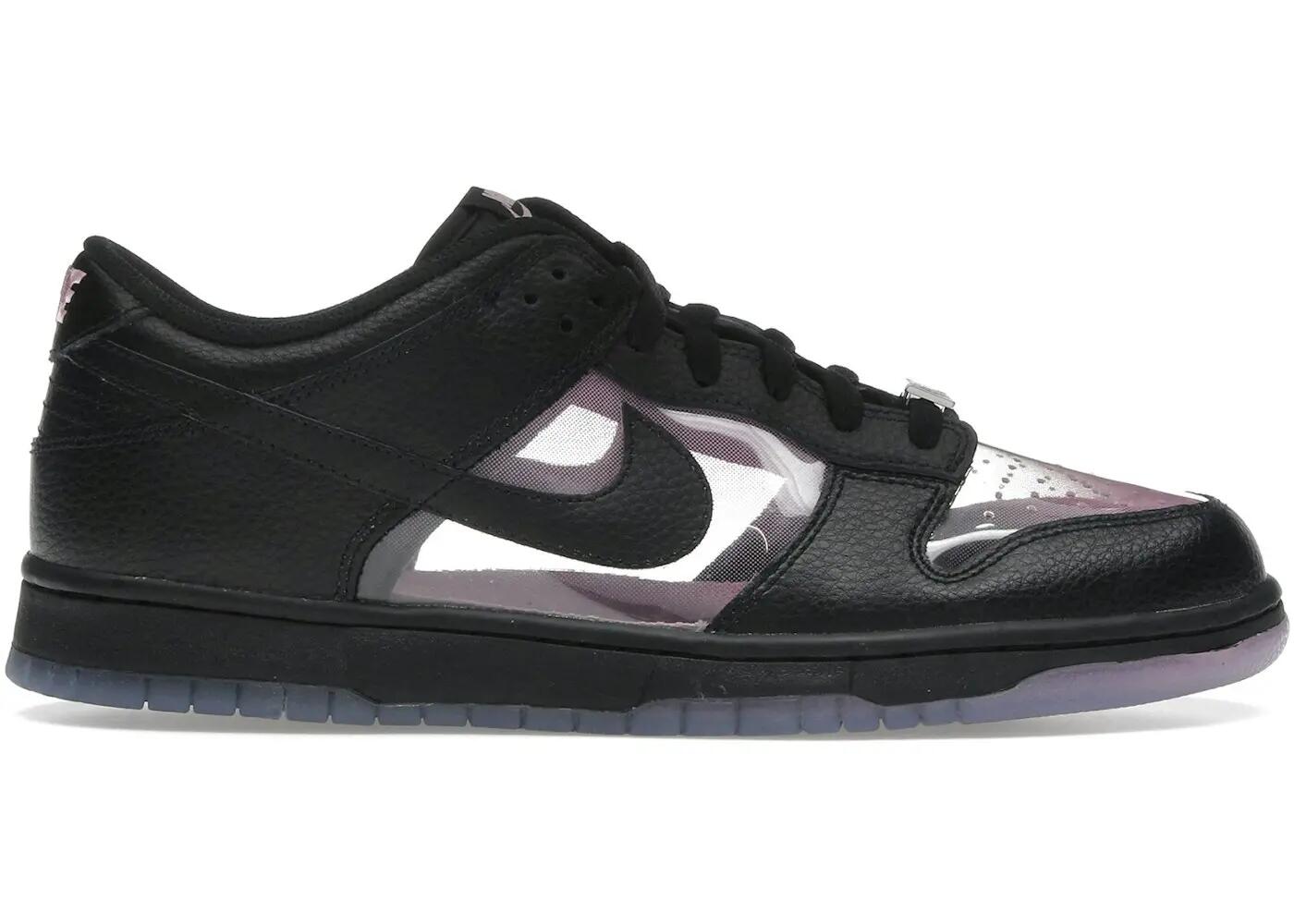 Damskie buty sportowe NIKE DUNK LOW RETRO PREMIUM Pink Rise / Black / Black 2/2
