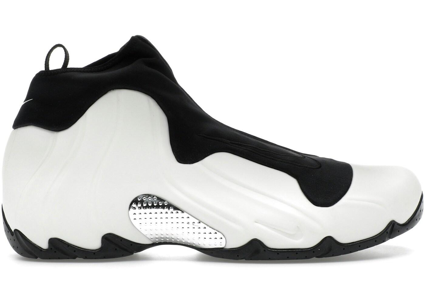 Nike Air Flightposite QS High-Top Basketball Shoes Sail Black Metallic Silver 2/2