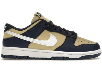 Nike Dunk Low Next Nature Midnight Navy Gold Donna