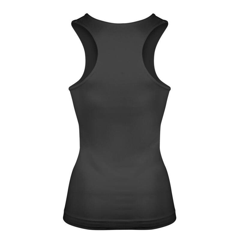 Tanktop Q-Skin Damen technisches Fitness schwarzes