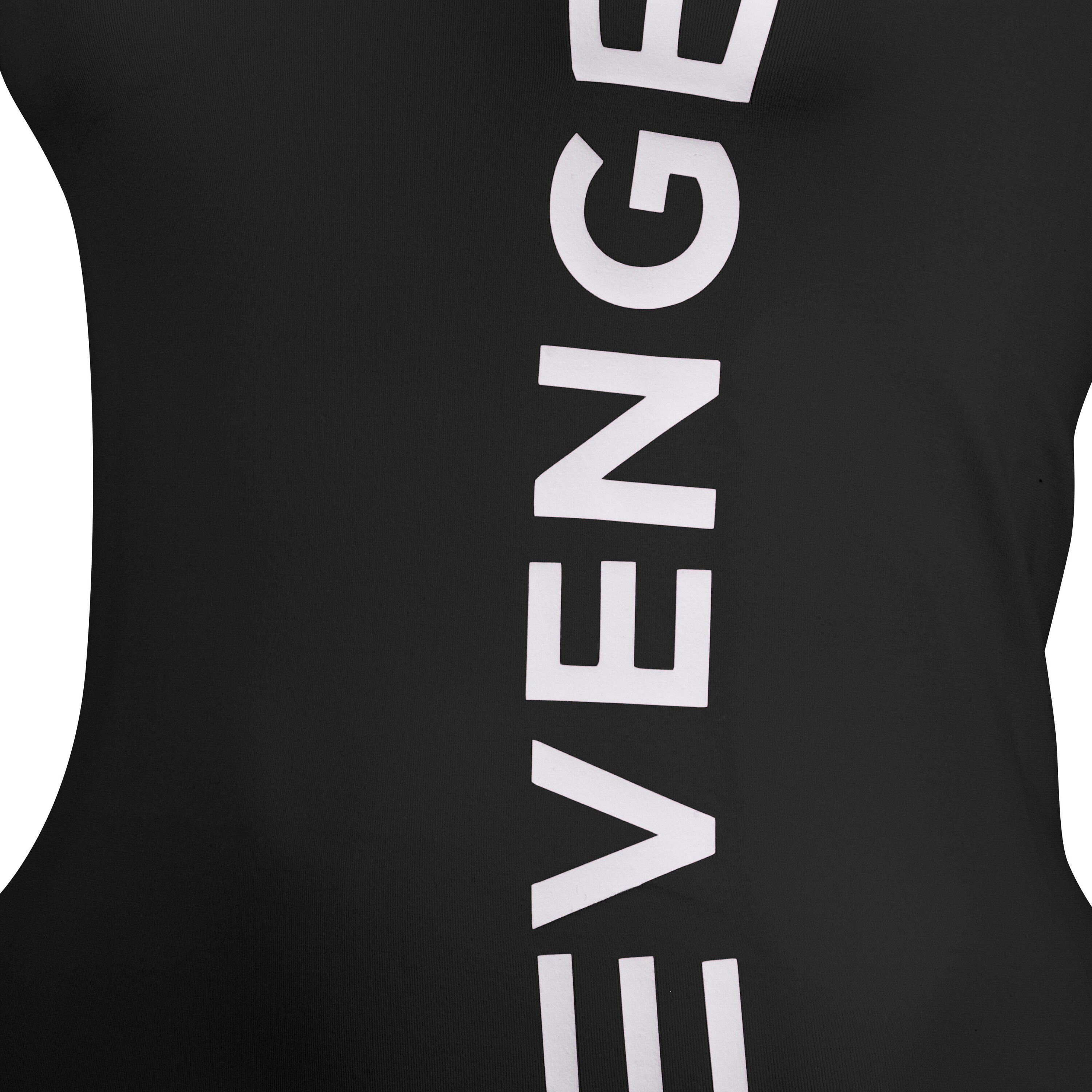 Camiseta técnica sin mangas mujer fitness running cardio yoga Q-Skin negra 5/5