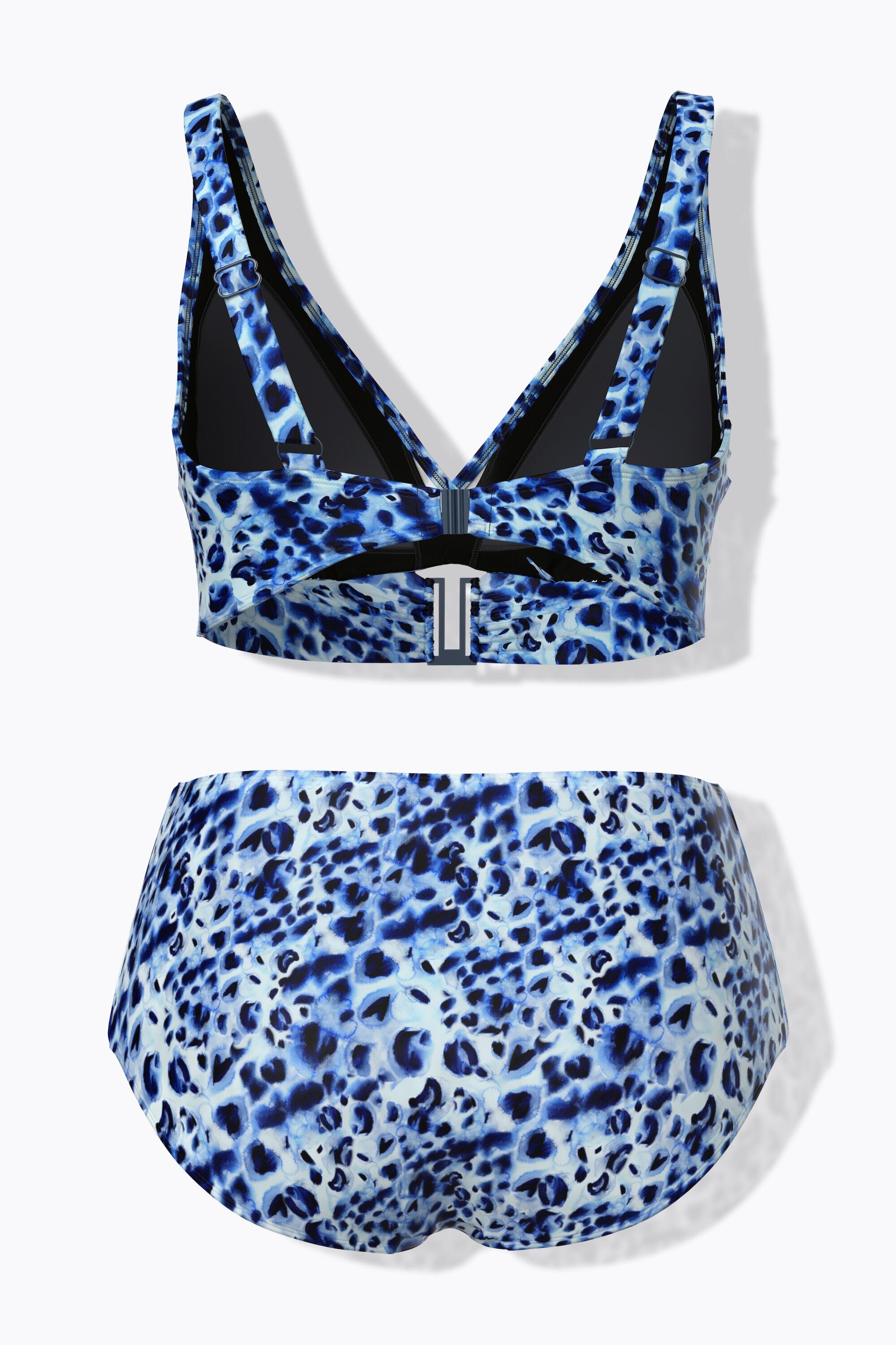 Dames Bikini dierenmotief zachte cups verstelbare bandjes gerecycled 7/7