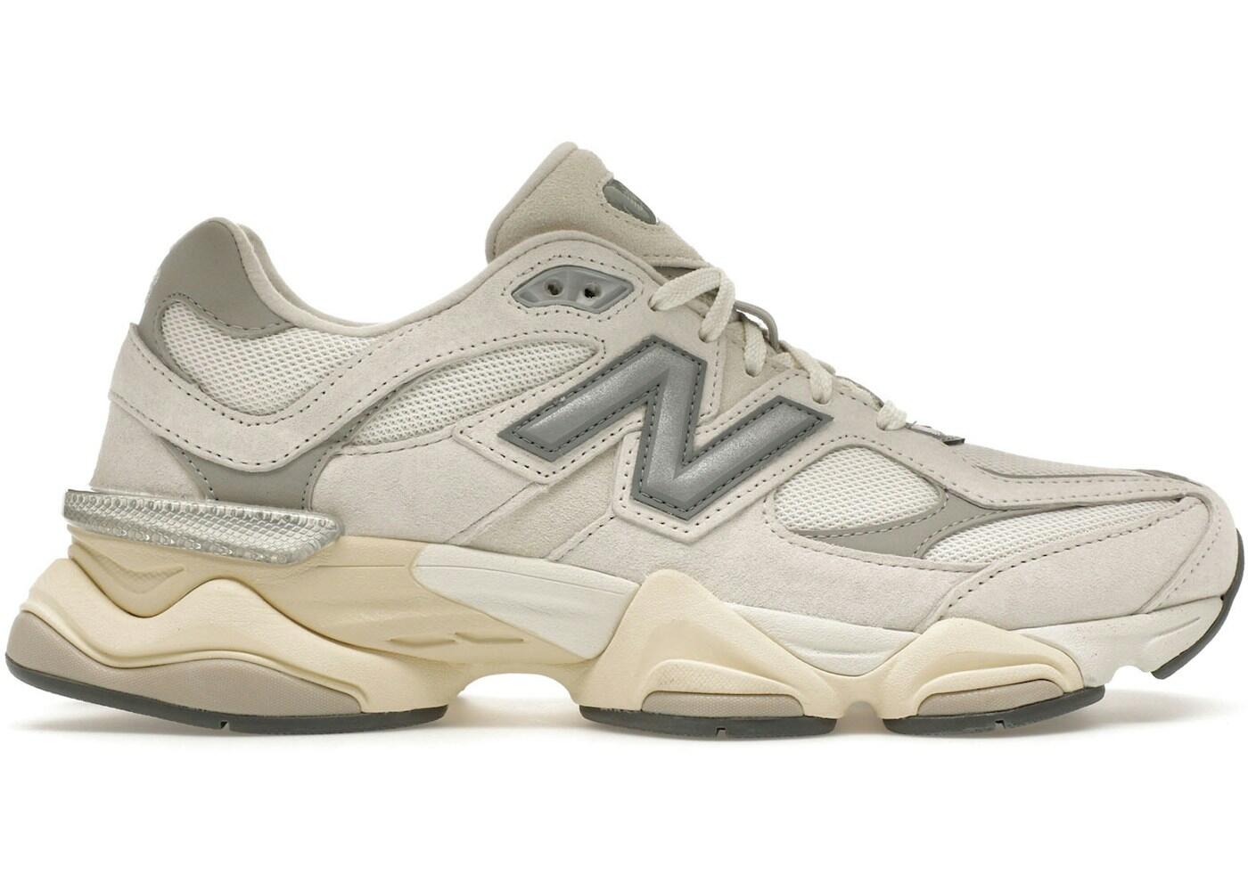 New Balance 9060 Sea Salt White - Leather and Mesh Sneaker 2/2