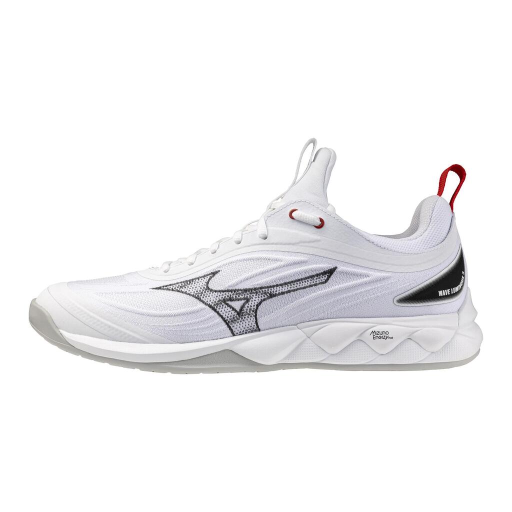 WHITE / BLACK / RED