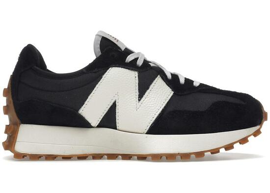 New Balance 327 Damen Black White Gum