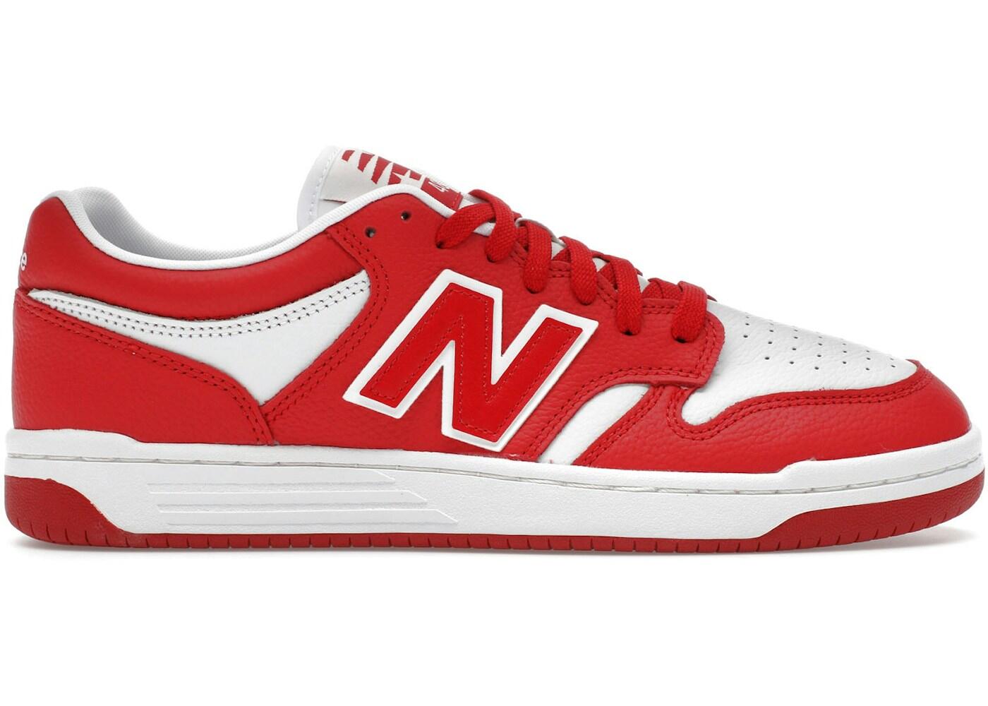 New Balance 480 Rot-Weiss Herren-Sportschuhe 2/2