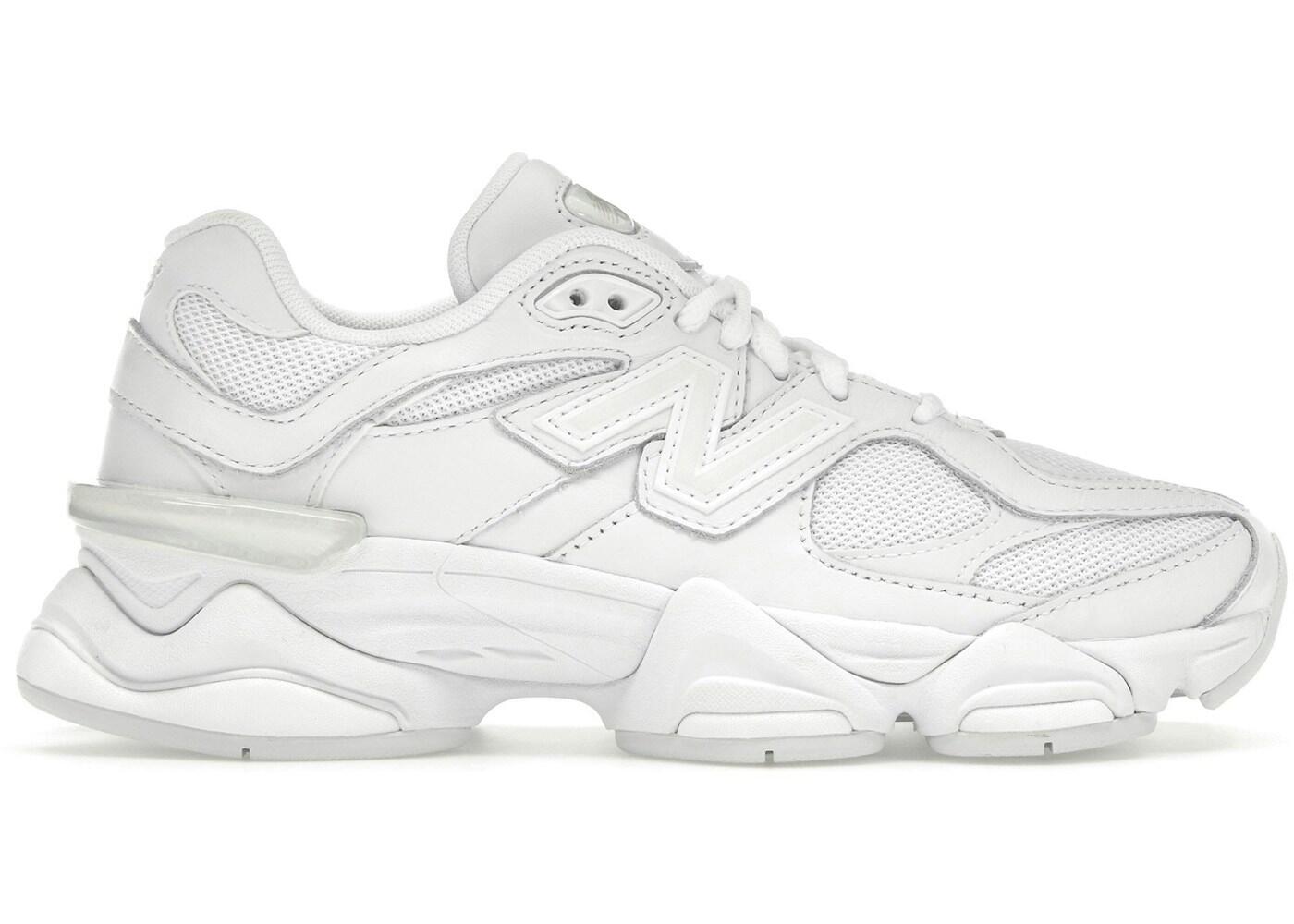New Balance 9060 Triple White 2/3