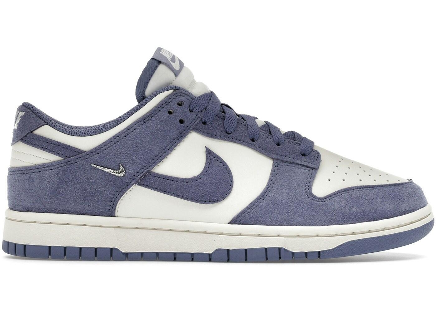 Nike Dunk Low Suede - Damensneaker Sail / Metallic Silver 2/2