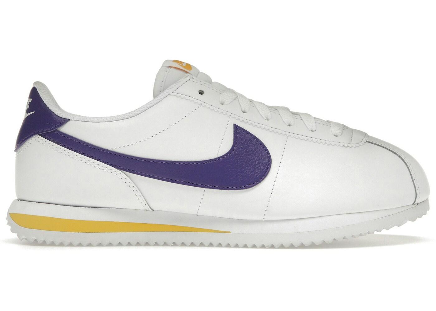 Nike Cortez Lakers - Sneaker weiss-Varsity Maize 2/2