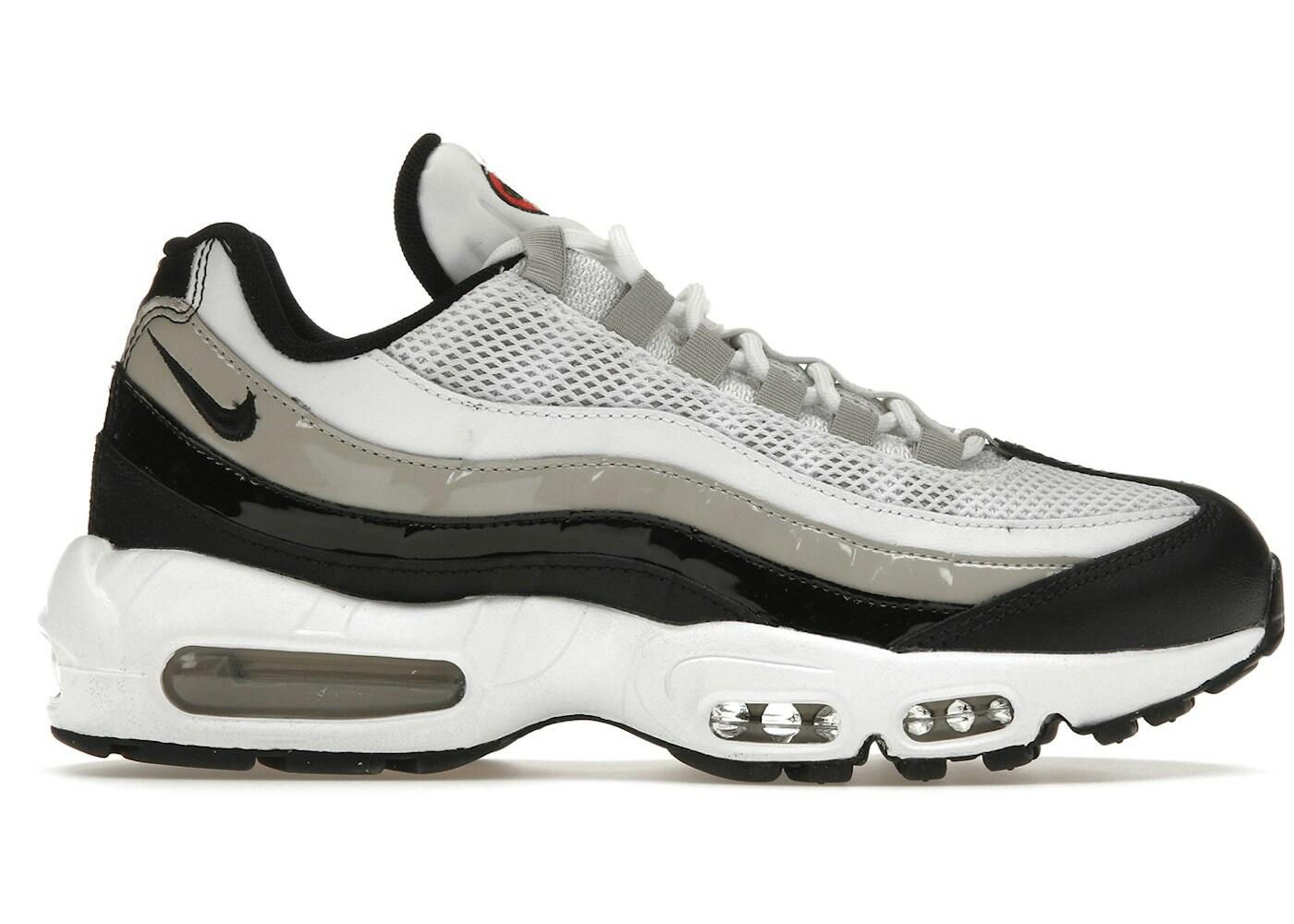Nike Air Max 95 Donna White Light Iron Ore Black Patent 2/2