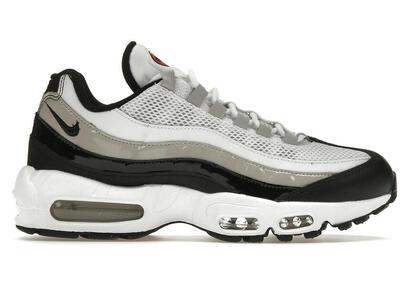 Nike Air Max 95 Donna White Light Iron Ore Black Patent