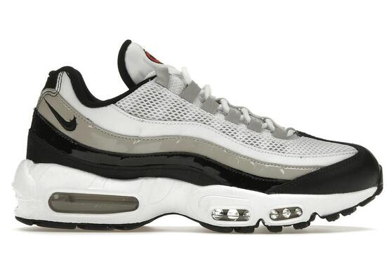 Nike Air Max 95 Donna White Light Iron Ore Black Patent