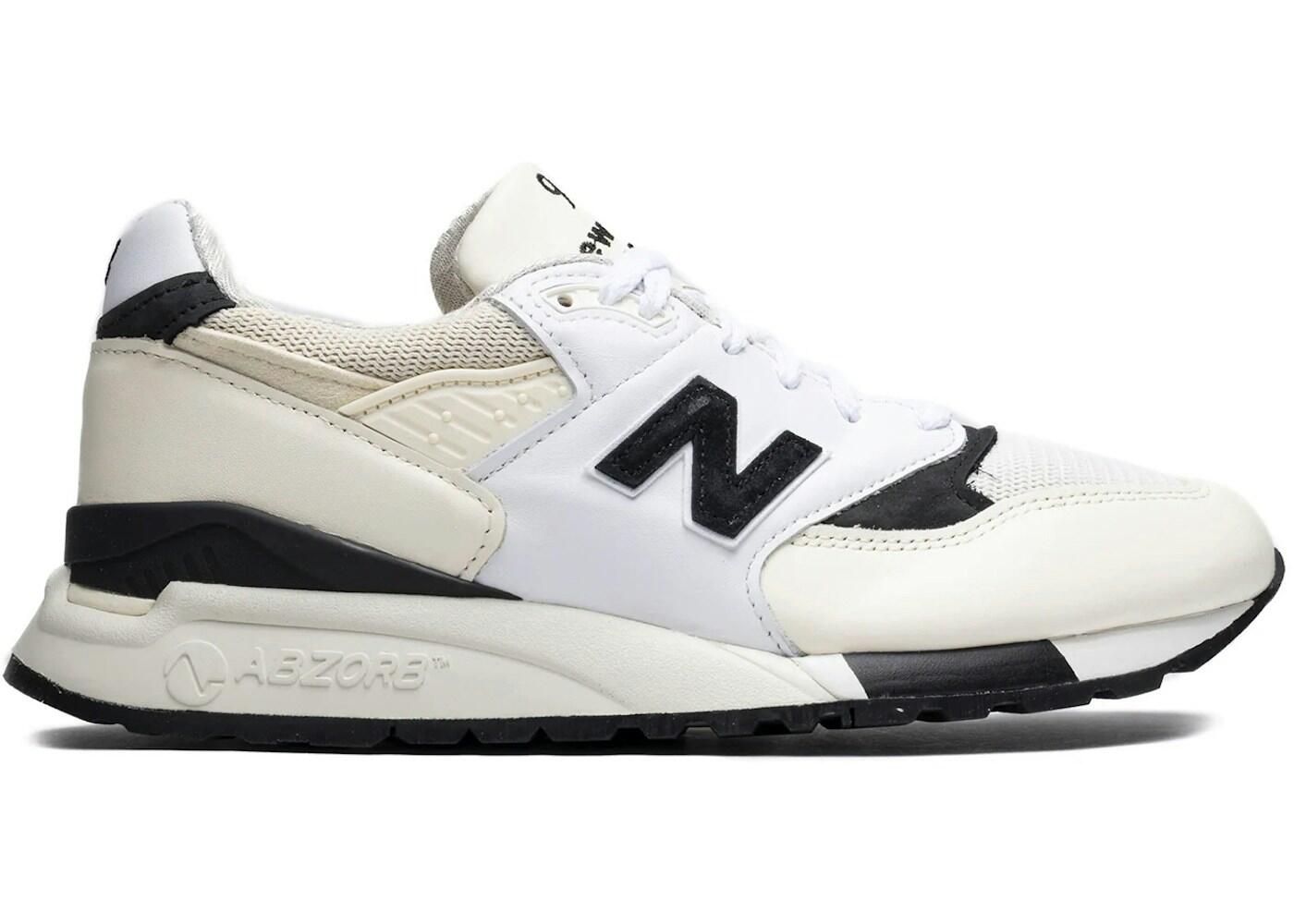 New Balance 998 MiUSA Weiss Schwarz 2/2