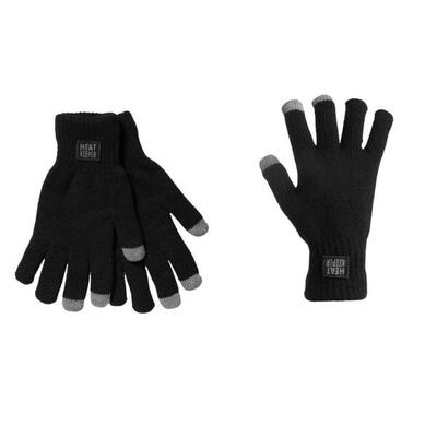 Heatkeeper - thermo handschoenen - i-touch - zwart - 2-paar