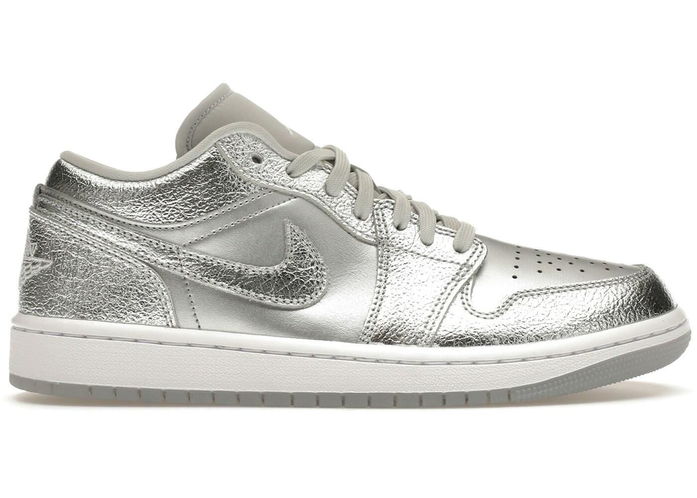 Jordan 1 Low SE Metallic Silver Damen 2/2