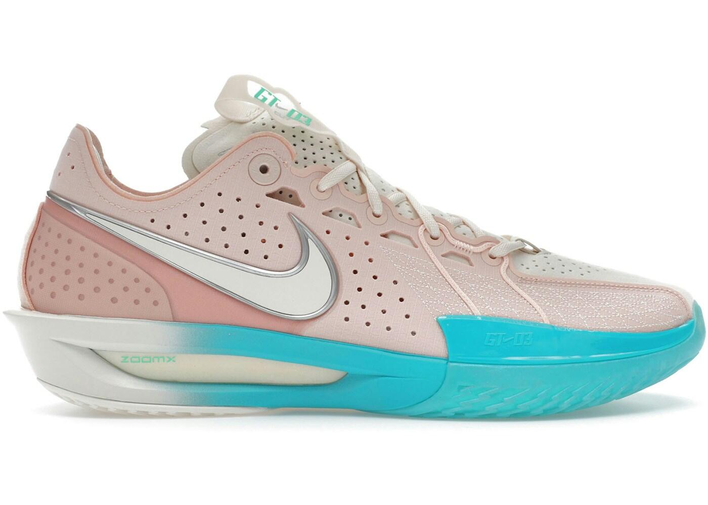 Nike Air Zoom GT Cut 3 - Washed Coral, Dusty Cactus, Metallic Silver, Chalk 2/2
