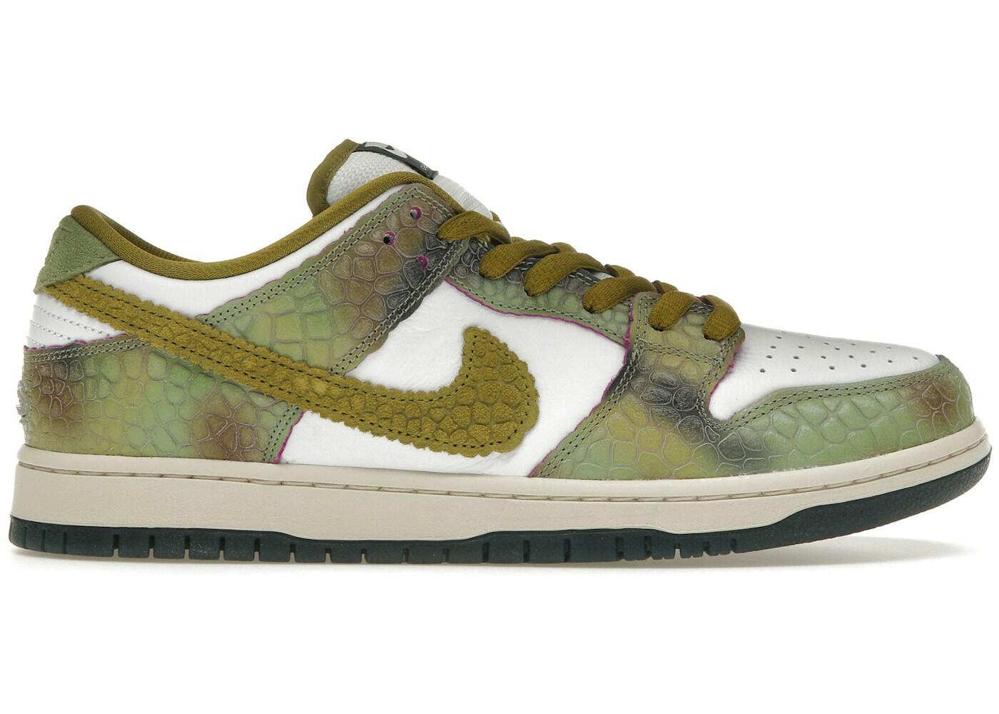 Unisex - skate - schuhe - sb dunk low - oil green/desert moss 2/4