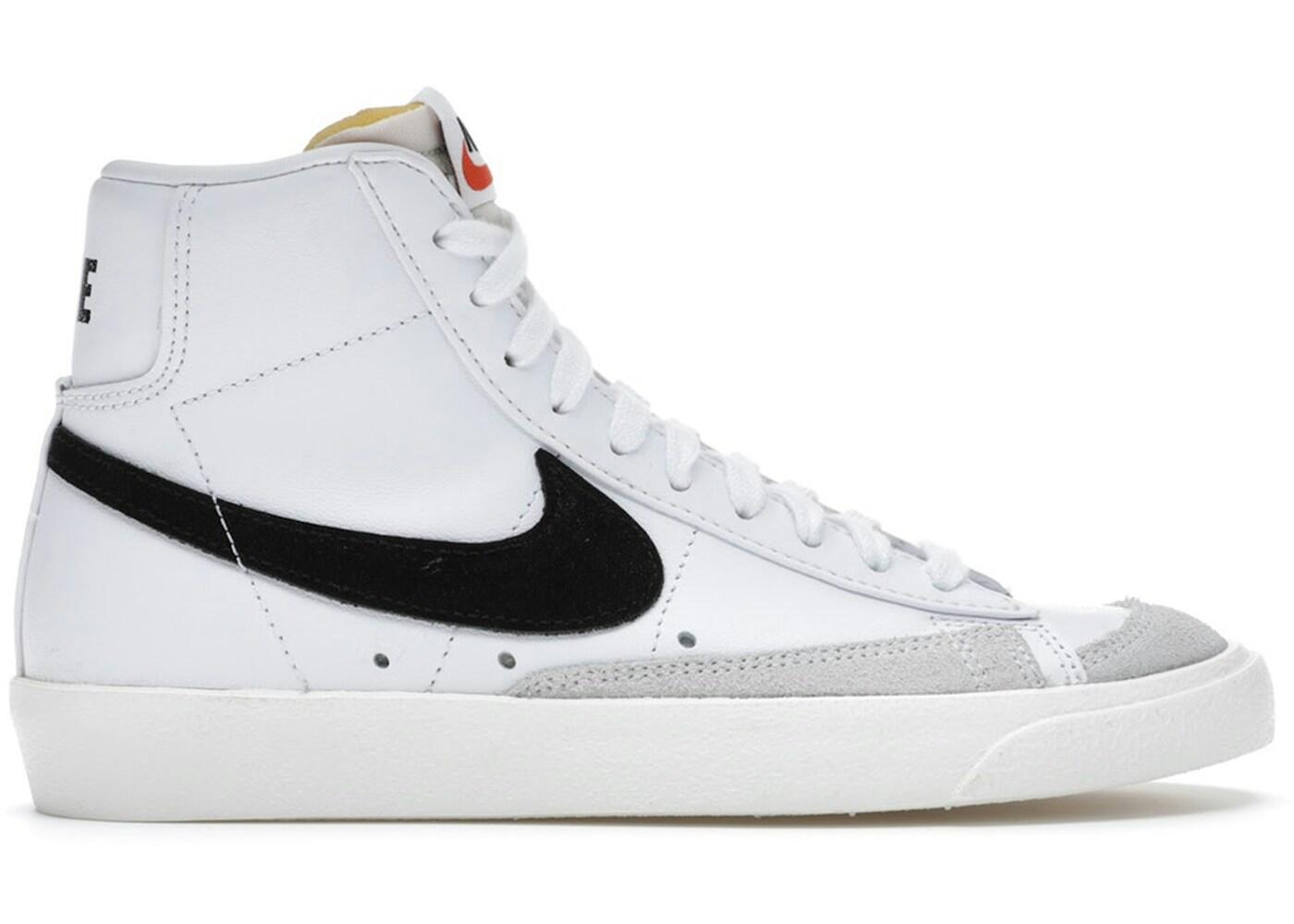 Nike Blazer Mid 77 White Black (W) 2/2