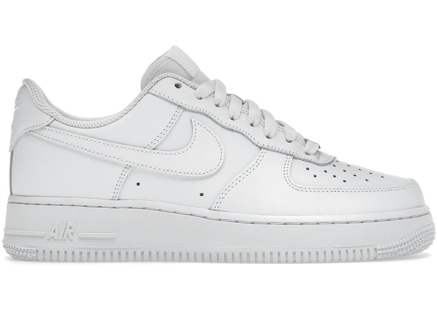 Nike Air Force 1 Low '07 Weiss Damen - Niedrige Leder-Sneakers 2/2