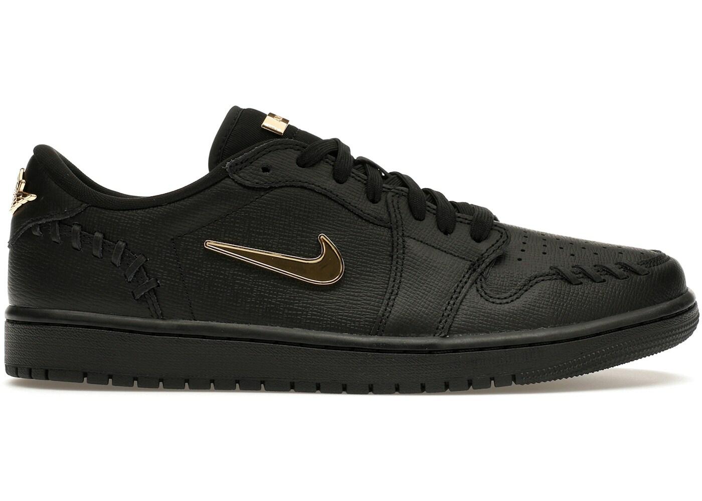 Jordan 1 Low Method of Make Black Metallic Gold Damen 2/2