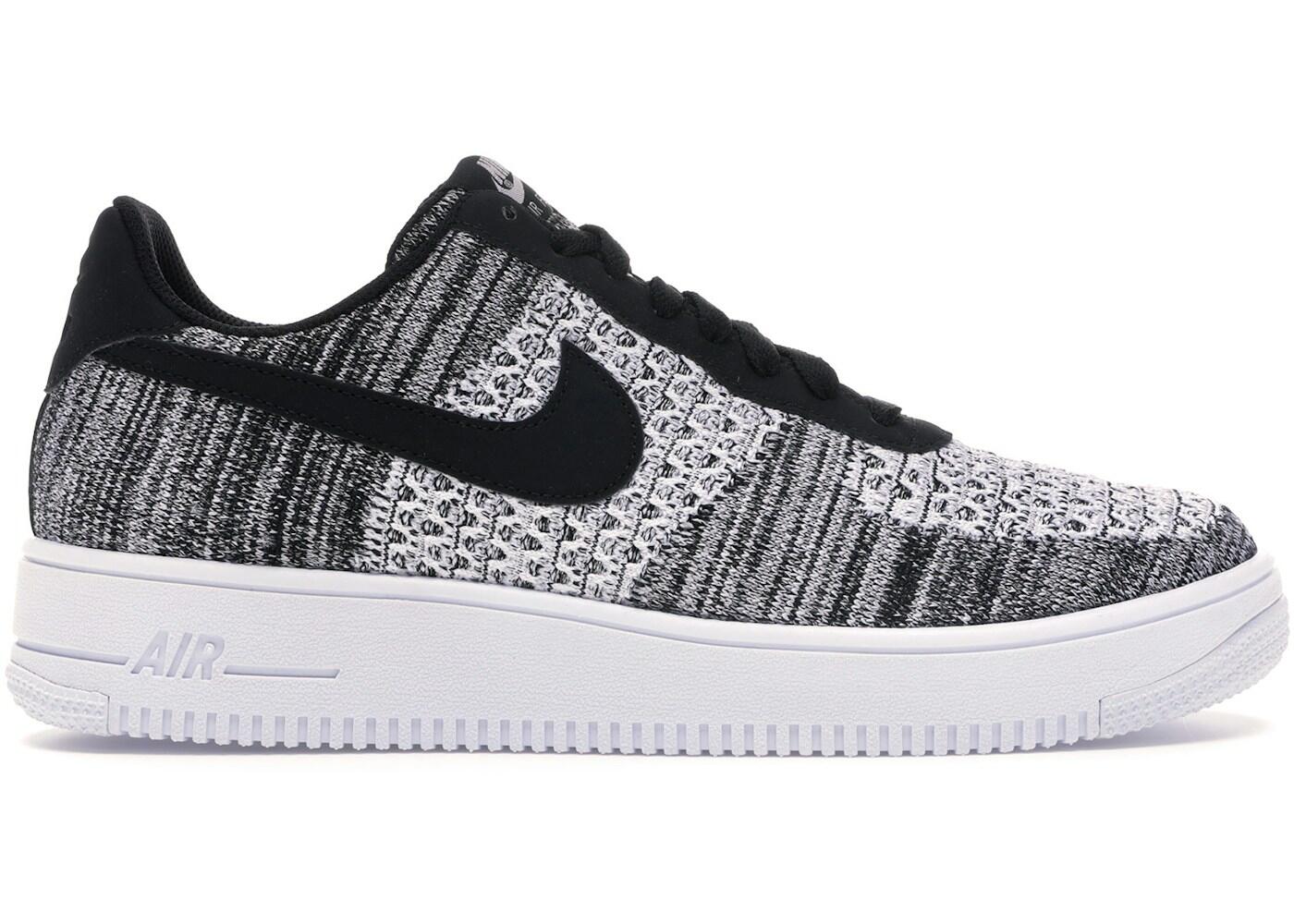 Nike Air Force 1 Flyknit 2 Black Pure Platinum 2/2