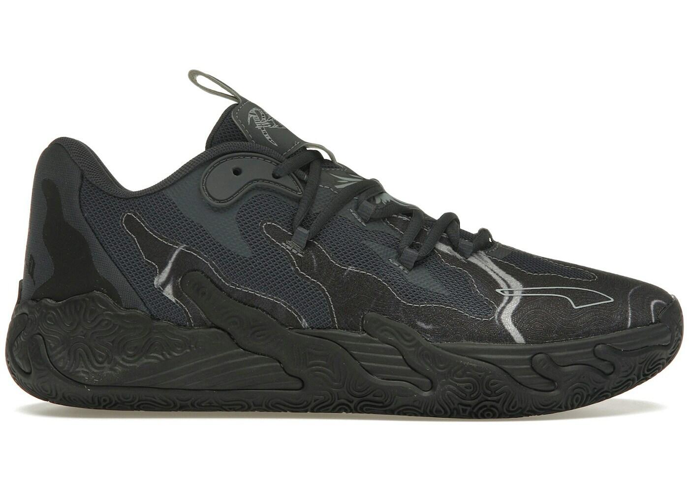 Puma LaMelo Ball MB.03 Lo Black Strong Grey 2/2