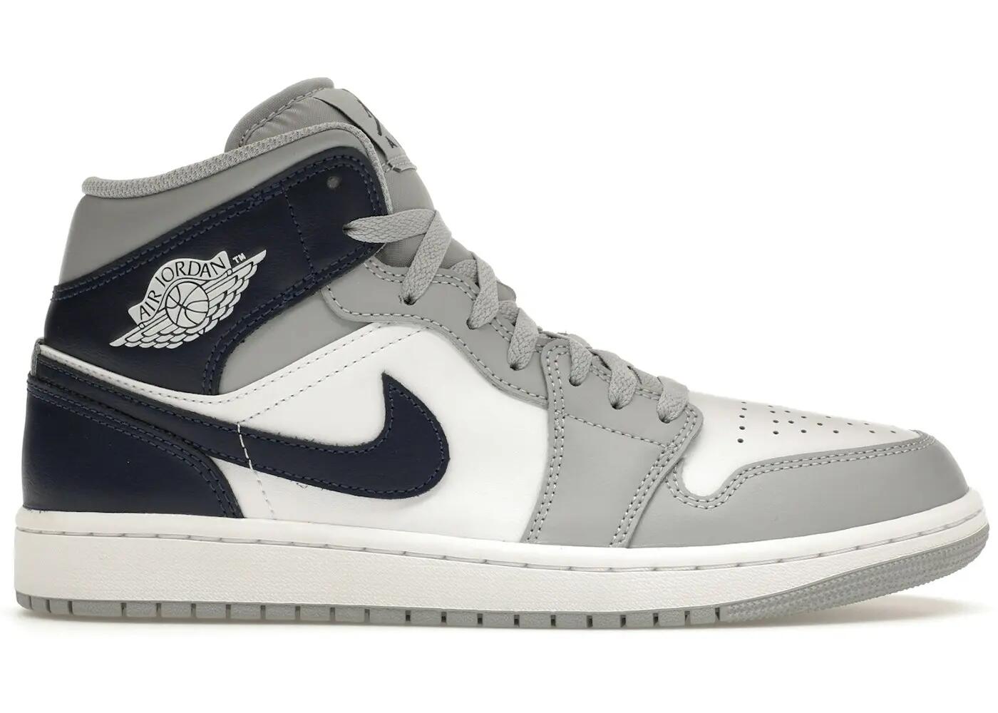 Jordan 1 Mid Wolf Grey Midnight Navy 1/1