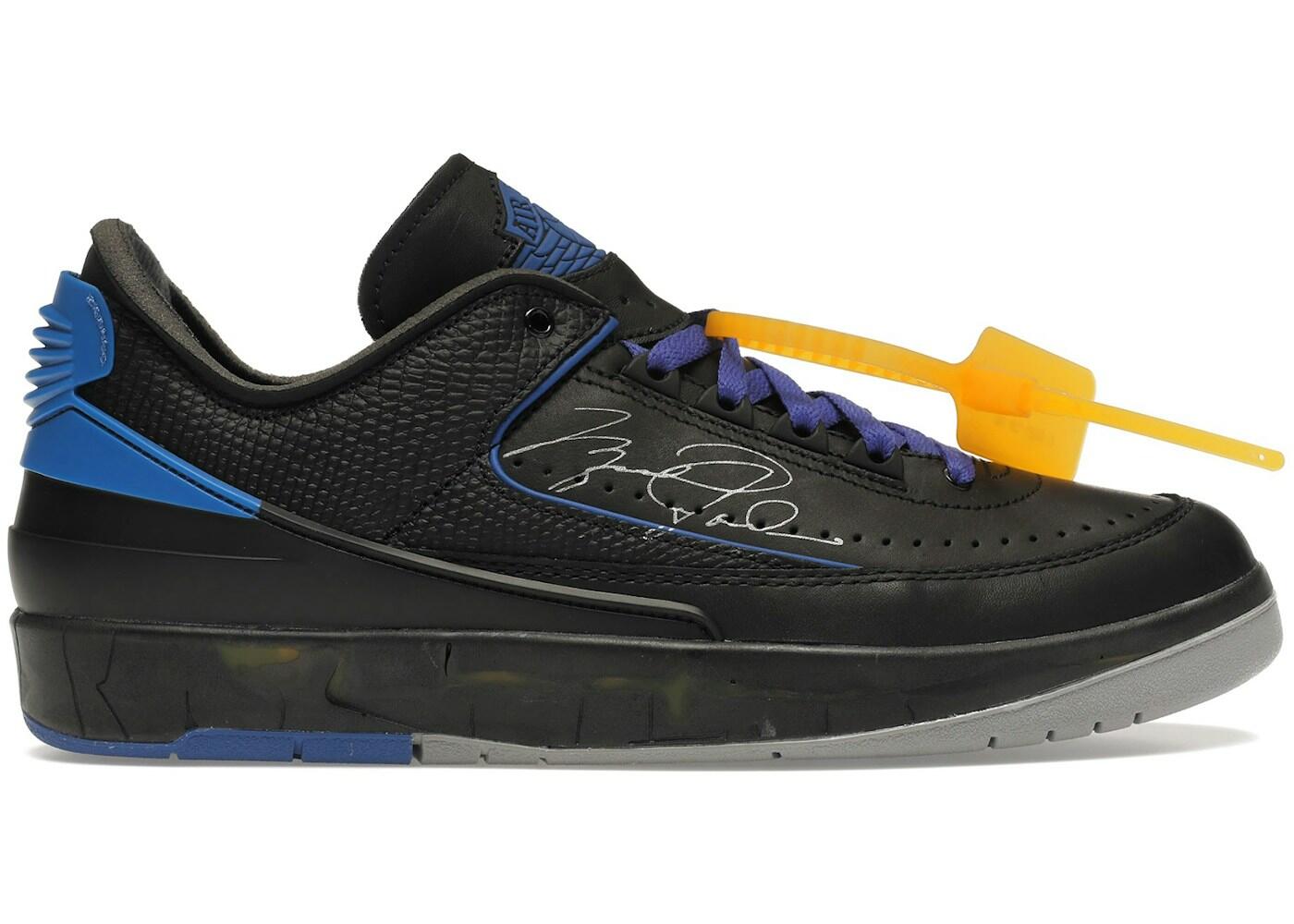 Air Jordan 2 Retro Low SP Off-White Black Blue 2/2