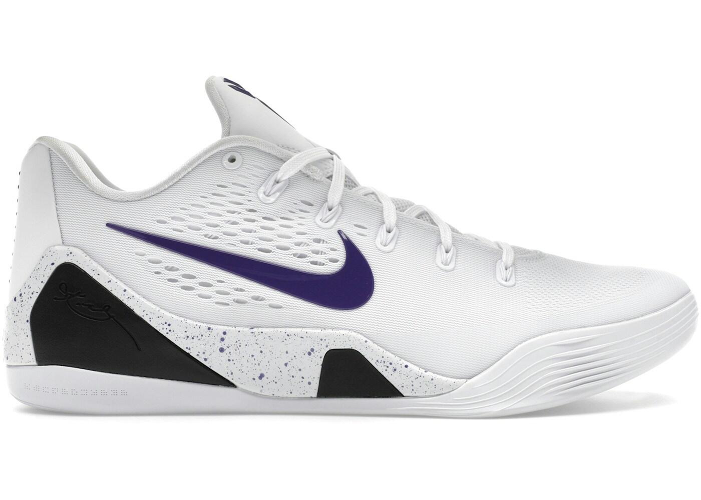 Nike Kobe 9 Elite Low EM Protro White Court Purple 2/2