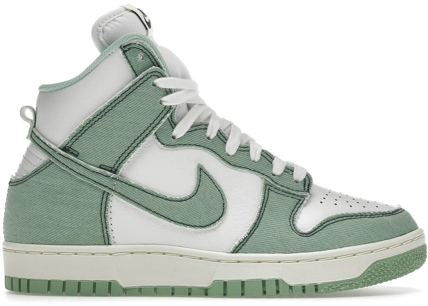 Nike Dunk High 1985 Enamel Green Denim Femme 2/2