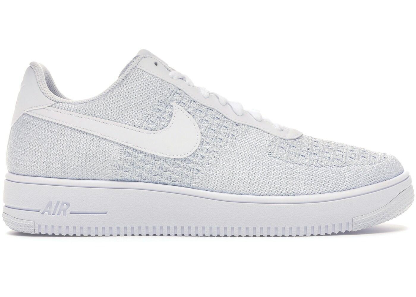 Nike Air Force 1 Flyknit 2 White Pure Platinum 2/2