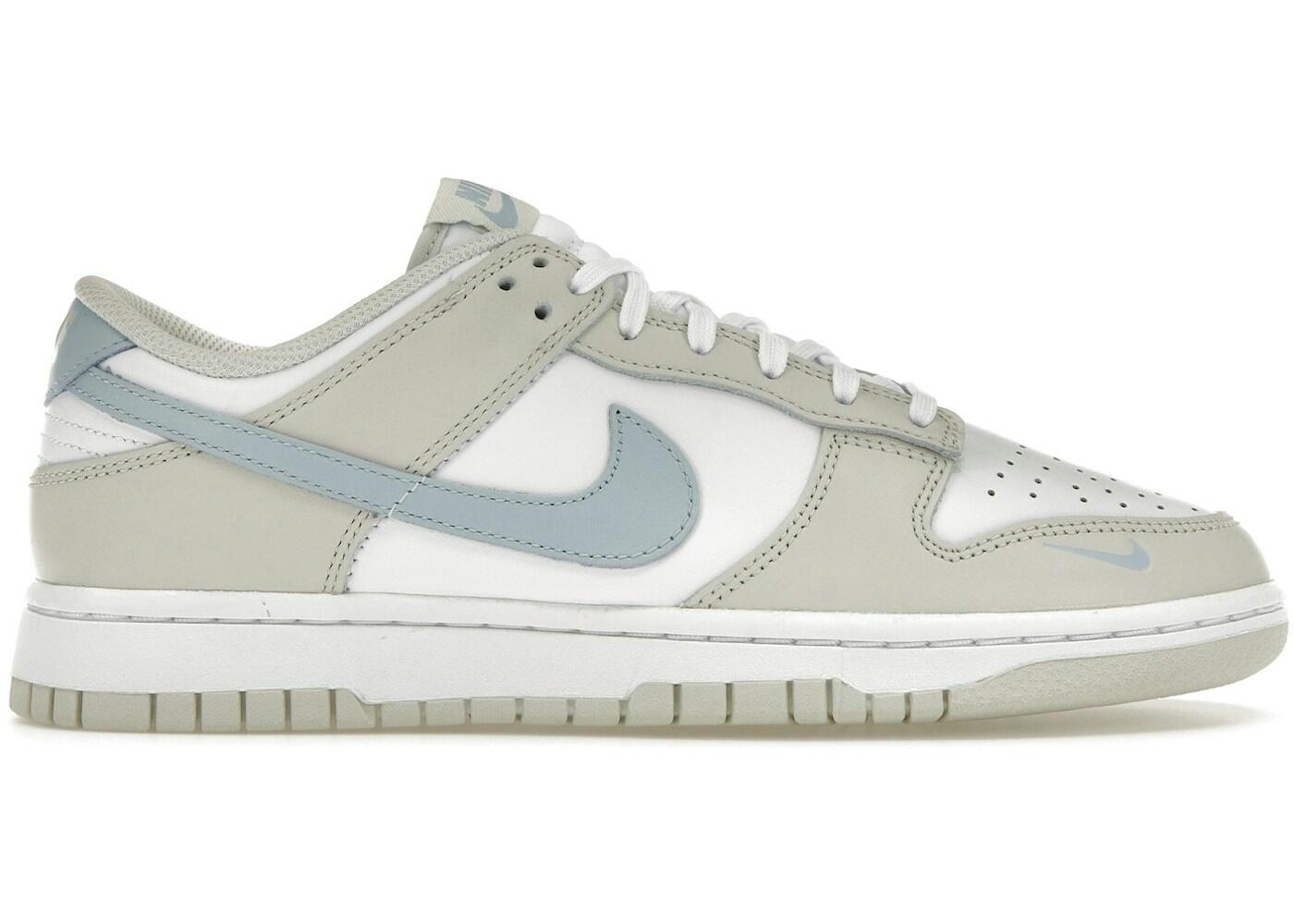 Nike Dunk Low Light Bone Armory Blue Womens 2/2