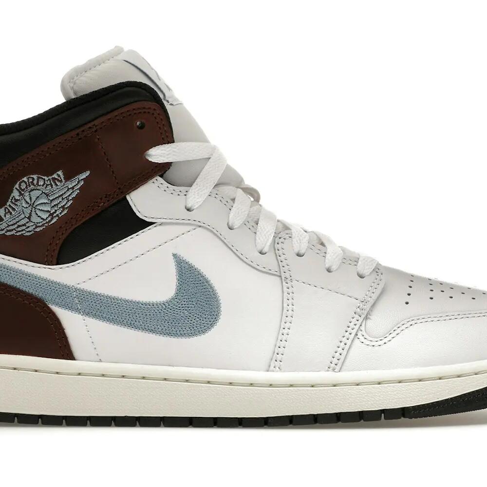 Jordan 1 Mid SE Brown Blue Grey