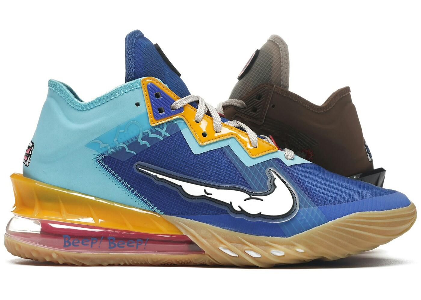 Nike LeBron 18 Low Wile E. vs Roadrunner Space Jam 2/2