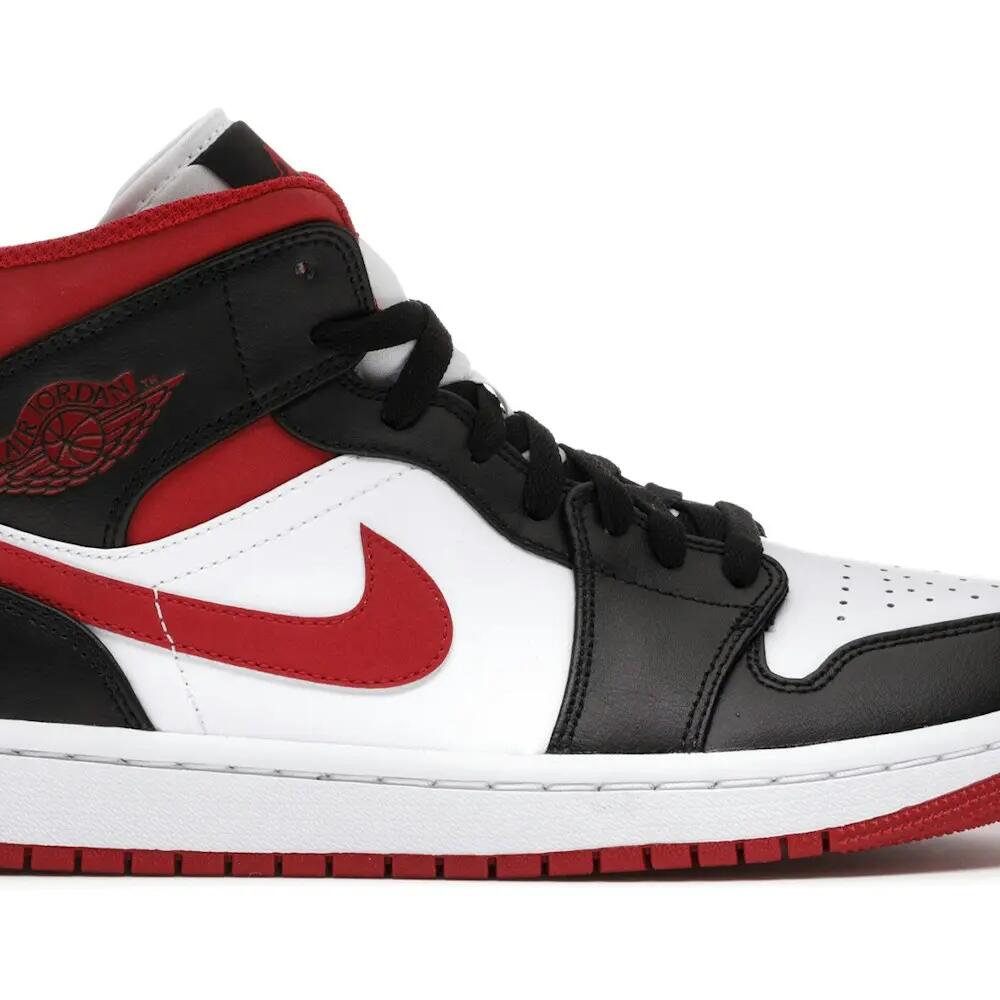 WHITE / BLACK / RED