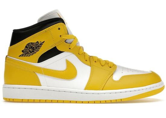 Buty damskie Nike Air Jordan 1 Midvivid sulfur