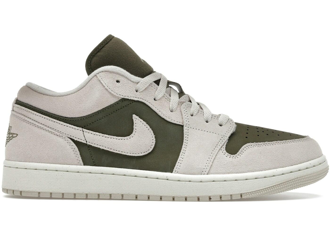 Air Jordan 1 Low SE Medium Olive Sail 2/2