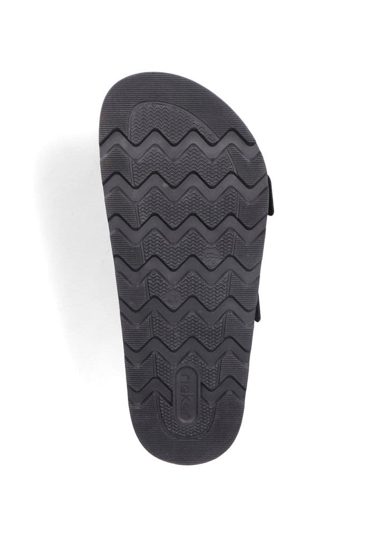 Rieker Herren Pantolette flach Pantoletten 21190-00 Black 4/5