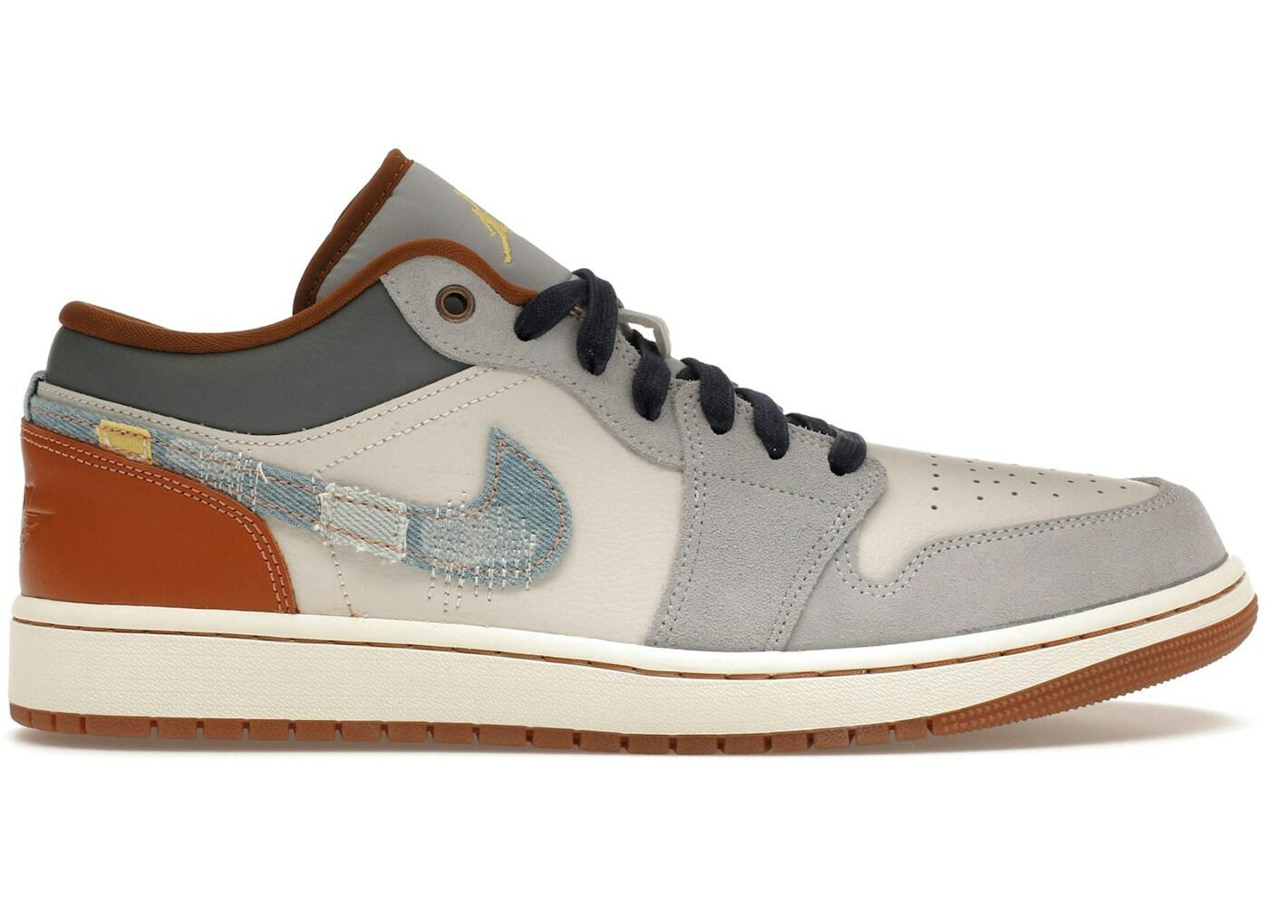 Jordan 1 Low SE Phantom Repaired Denim Swoosh 2/2