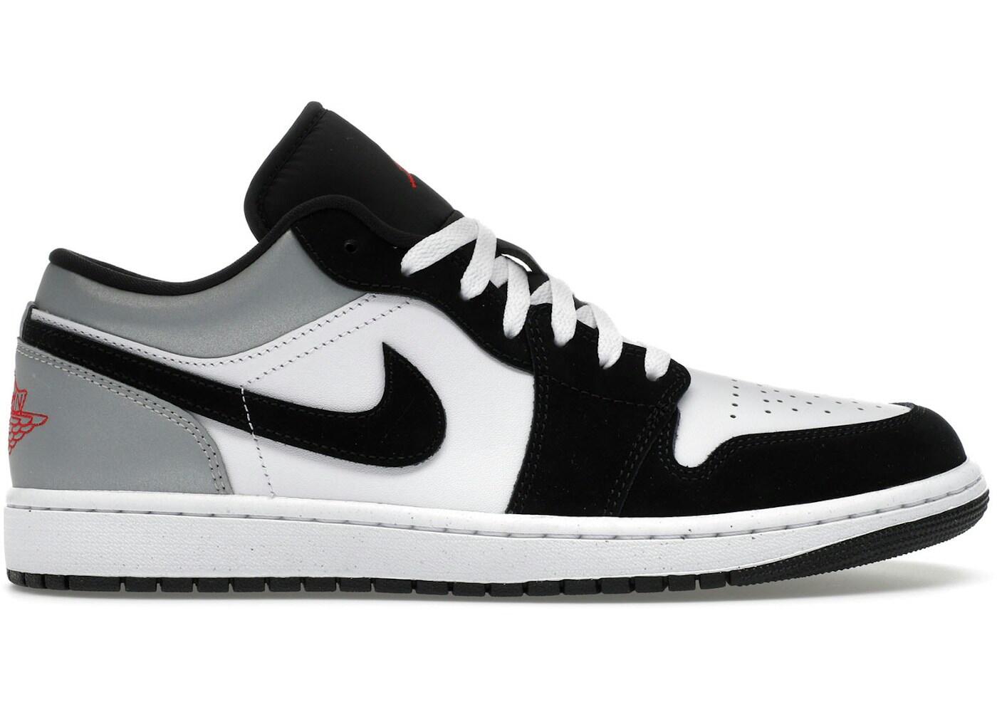 Jordan 1 Low SE White Fire Red Black Matte Silver 2/2