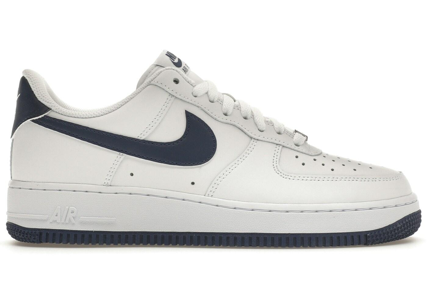 Nike Air Force 1 '07 White Midnight Navy (2024) 2/2