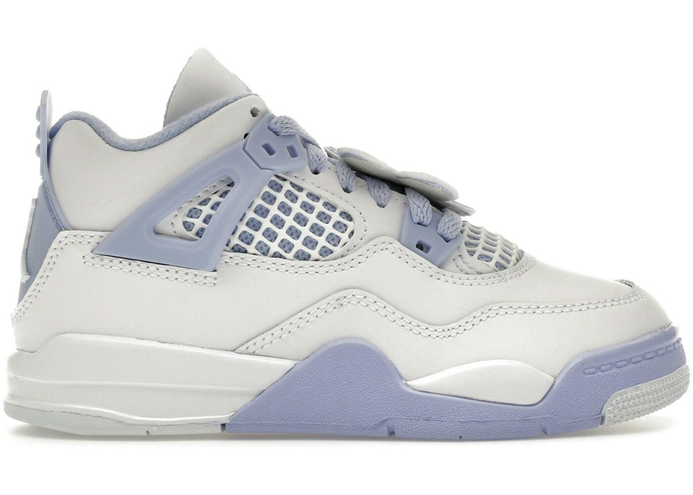 Jordan 4 Retro Forget Me Not (PS) - Kids White/Blue Tint 2/2