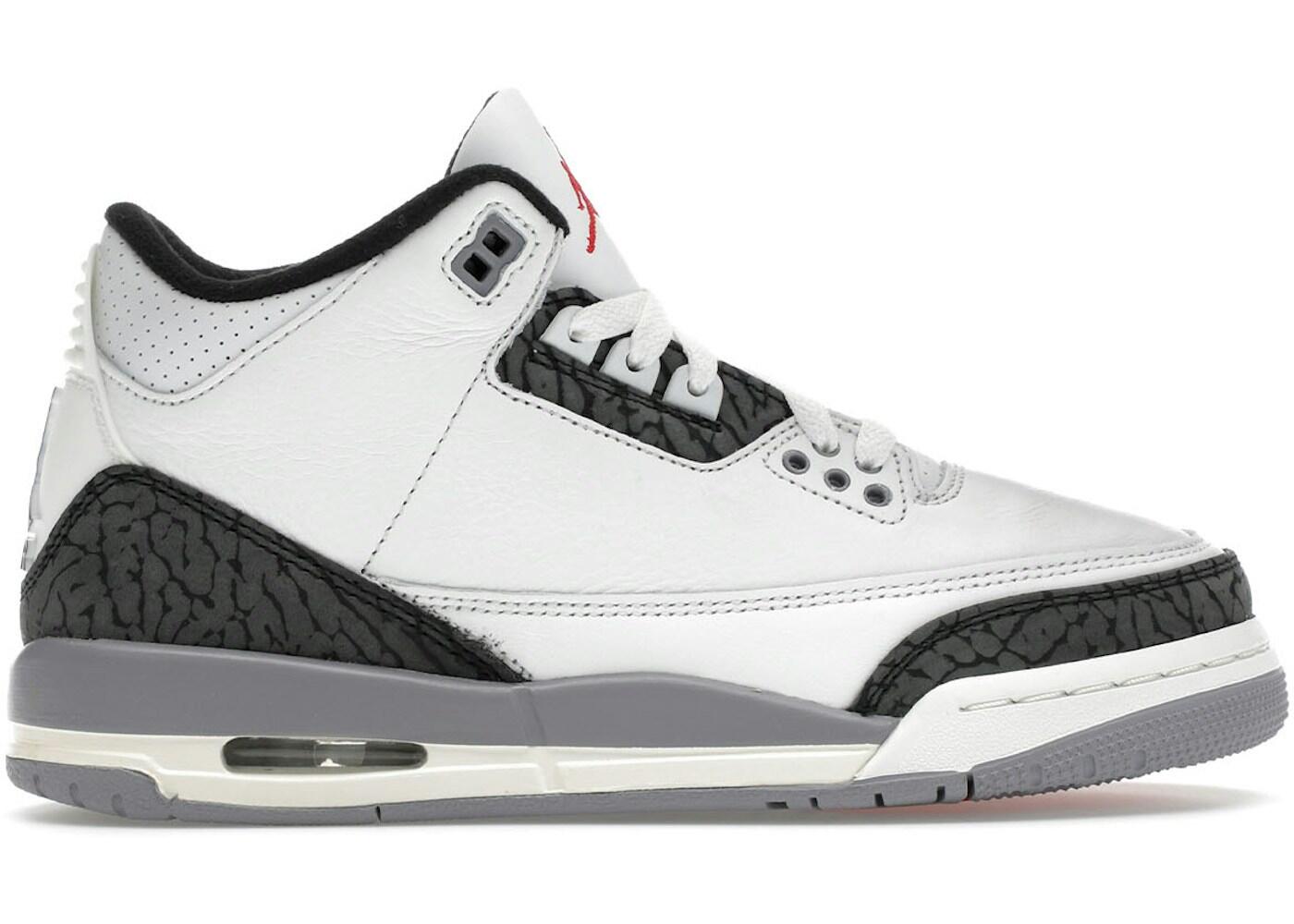 Jordan 3 Retro Cement Grey (GS) 2/2
