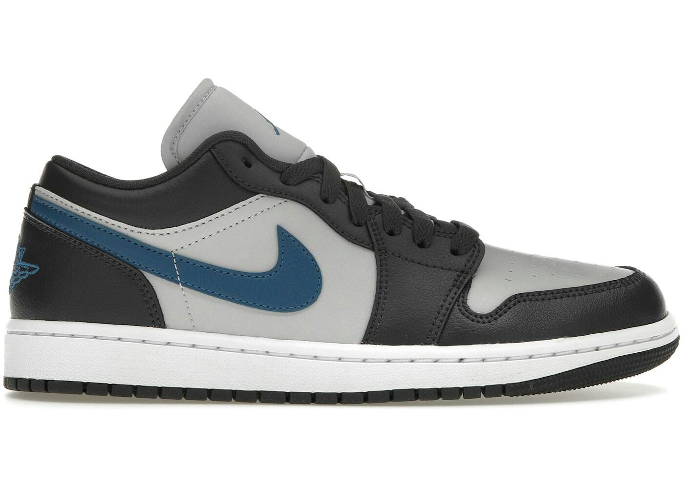 Jordan 1 Low Anthracite Industrial Blue - Femme 2/2