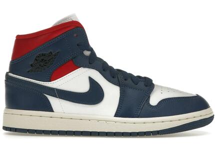 Zapatillas - Baloncesto - Air Jordan 1 Mid French Blue - Blanco